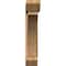 Ekena Millwork Thorton Slat Smooth Bracket w/ Offset Brace, Western Red Cedar, 7 1/2"W x 38"D x 38"H BKT0806X38X38THR06SWR - alternate 4